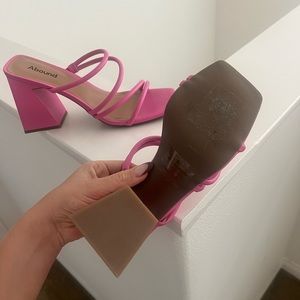 💘Abound Austyn Strappy Sandal w Block Heel in Pink
